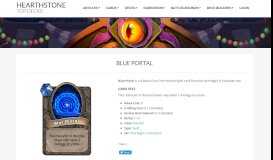 
							         Blue Portal - Hearthstone Card - Hearthstone Top Decks								  
							    