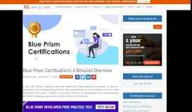 
							         Blue Prism Certifications: A Detailed Overview - Whizlabs Blog								  
							    