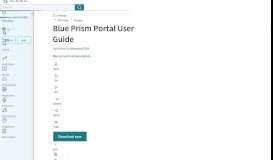 
							         Blue Prism Portal User Guide | Internet Forum (271 views) - Scribd								  
							    