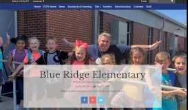 
							         Blue Ridge Elementary: Home								  
							    
