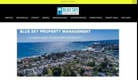 
							         Blue Sky Property Management								  
							    