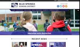 
							         Blue Springs R-IV School District / Homepage								  
							    