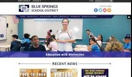 
							         Blue Springs School District: HOME								  
							    