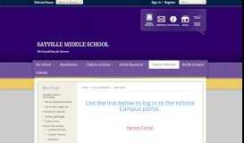 
							         Blue Team / Portal Login Page - Sayville Public Schools								  
							    