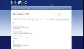 
							         Blue Waters User Portal | Science Teams								  
							    