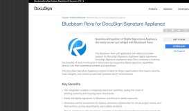 
							         Bluebeam Revu for DocuSign Signature Appliance | DocuSign								  
							    
