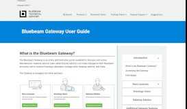 
							         Bluebeam Technical Support | Bluebeam Gateway User Guide								  
							    