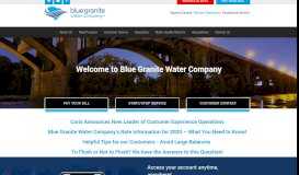 
							         BlueGraniteWaterCo - Utilities, Inc.								  
							    