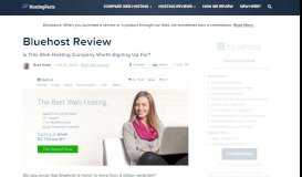 
							         Bluehost Review (2019) - Is This Popular Web Host Any Good?								  
							    