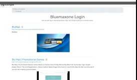 
							         Bluemaxone - BluMax - LoginSimple								  
							    