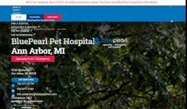 
							         BluePearl Pet Hospital | Ann Arbor, MI | Emergency Vet - Blue Pearl Vet								  
							    