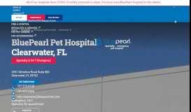 
							         BluePearl Pet Hospital | Clearwater, FL | Emergency Vet - Blue Pearl Vet								  
							    