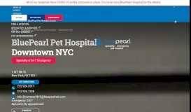 
							         BluePearl Pet Hospital | Downtown NYC | Emergency Vet								  
							    