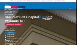 
							         BluePearl Pet Hospital | Paramus, NJ | Emergency Vet - Blue Pearl Vet								  
							    
