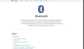 
							         Bluetooth - Apple Developer								  
							    