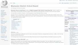 
							         Bluewater District School Board - Wikipedia								  
							    