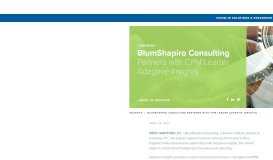 
							         BlumShapiro Consulting Partners with CPM Leader Adaptive Insights ...								  
							    
