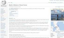 
							         Blyth Offshore Wind Farm - Wikipedia								  
							    