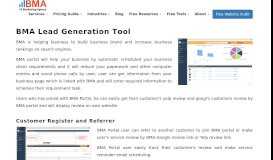 
							         BMA Lead Generation Tool | BMA |619 798 8179								  
							    