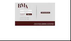 
							         BMA Portal - Benefit Management Administrators								  
							    