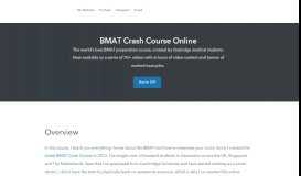 
							         BMAT Crash Course Online - Ali Abdaal								  
							    