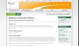 
							         BMBF Stipendienlotse / Bauhaus-Universität Weimar / Bauhaus ...								  
							    