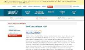 
							         BMC HealthNet Plan | Boston Medical Center								  
							    