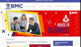 
							         BMC International College								  
							    
