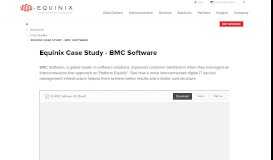
							         BMC Software | Equinix Case Study								  
							    