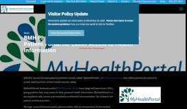 
							         BMH Physician Group Launches New Online Patient Portal for ...								  
							    