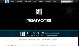 
							         BMI, music royalty, music publishing, music licensing, songwriter ...								  
							    