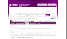 
							         BMI The Beaumont Hospital - CQC								  
							    