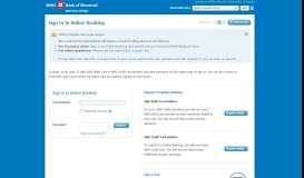 
							         BMO Bank of Montreal Online Banking								  
							    