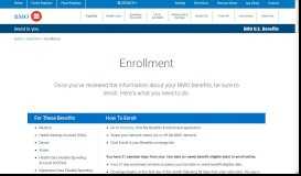 
							         BMO U.S. Benefits Enrollment								  
							    