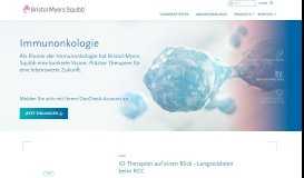 
							         BMS-Onkologie: Fachportal für Onkologie								  
							    