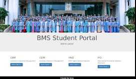 
							         BMS Student Portal								  
							    