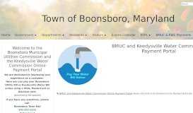 
							         BMUC & KWC Payment Portal - Boonsboro, Maryland								  
							    