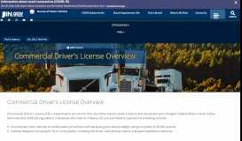
							         BMV: Commercial Driver License - IN.gov								  
							    