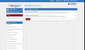 
							         BMV Driving Records - Ohio BMV - Online Services								  
							    