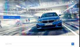
							         BMW Community - BMW								  
							    