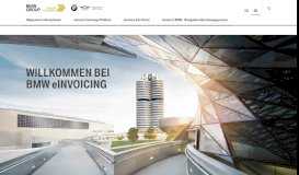 
							         BMW eInvoicing - BMW Group								  
							    