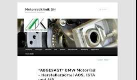 
							         BMW Motorrad – Herstellerportal AOS, ISTA und AIR | Motorradklinik SH								  
							    