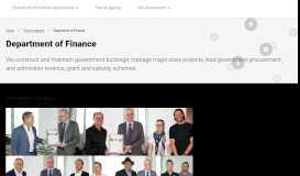 
							         BMW Suppliers Overview - Department of Finance WA								  
							    