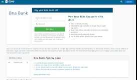 
							         Bna Bank | Make Your Auto Loan Payment Online | doxo.com								  
							    