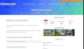 
							         BNYMLS IDX MLS Integration Solution - IDX Real Estate ...								  
							    