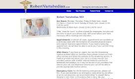
							         Board certified in internal medicine and in ... - Robert Vartabedian MD								  
							    