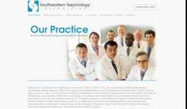 
							         Board Certified Nephrologists| Southeastern Nephrology								  
							    