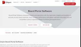 
							         Board Management Software | Diligent Modern Governance								  
							    