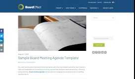 
							         Board Meeting Agenda Format and Template | BoardEffect								  
							    