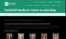
							         Board of Directors - Fairfield Medical Center								  
							    